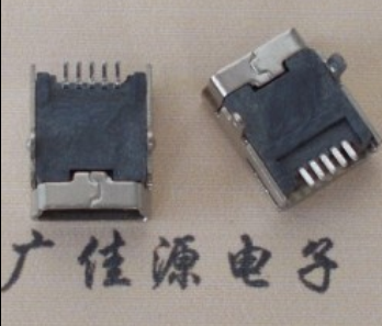 东莞mini usb 5p接口 迷你 卧式插座 端子贴片 接插件