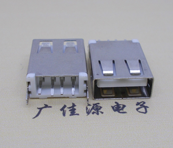 东莞USB AF立式 直插 加长款17.5MM 大电流3A插座