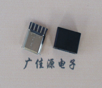 东莞麦克-迈克 接口USB5p焊线母座 带胶外套 连接器