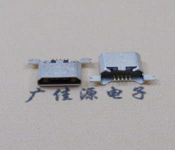 东莞MK USB B Type 沉板0.9母座后两脚SMT口不卷边